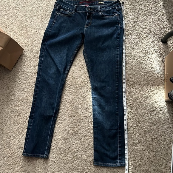 EUC Arizona Jeans Medium Wash skinny Jeans Stretch Juniors Size 11 - Picture 11 of 14